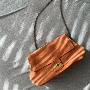 Free People brown suede bag, good used condition